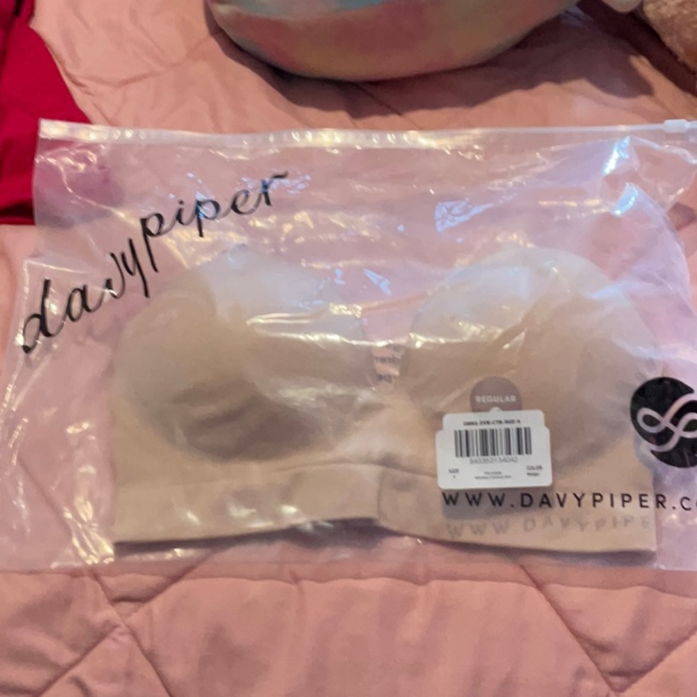 Davey Piper Nude Bra wireless support Small